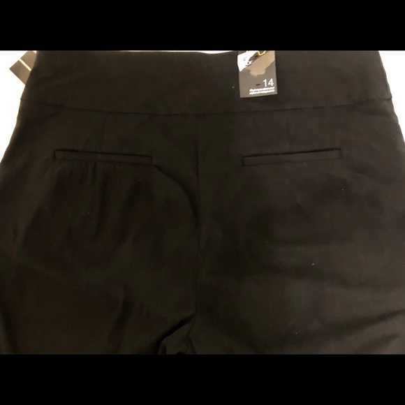 NWT INC Black Wide Leg Dress Pants, Size 14 - Picture 7 of 7